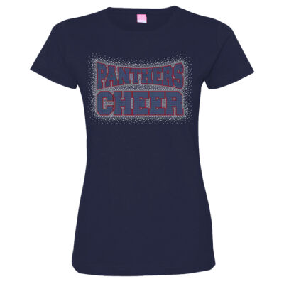 Panthers Cheer - Women's Fine Jersey Tee Thumbnail