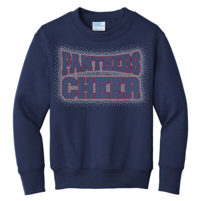 Panthers Cheer - Youth Core Fleece Crewneck Sweatshirt Thumbnail