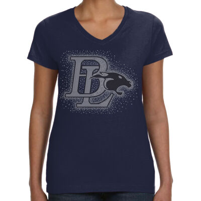 Logo - Women's Fine Jersey V-Neck Tee Thumbnail