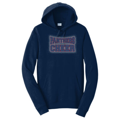 Panthers Cheer with Optional Sleeves, Back, and Hood - Fan Favorite Fleece Pullover Hooded Sweatshirt Thumbnail