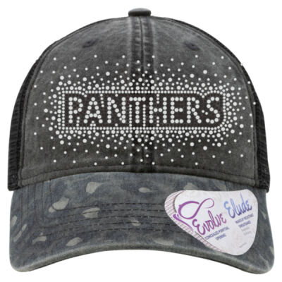 Panthers - Women's Printed Bill with Mesh Back Cap Thumbnail